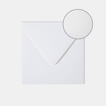 Envelop structuur wit | Vierkant | 14 x 14 cm | studiokuuk