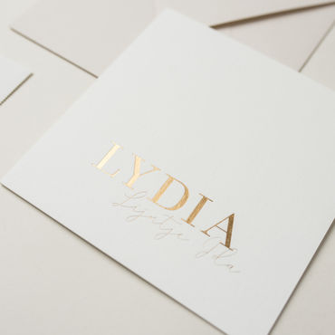 Speciaal en exclusief geboortekaartje voor een meisje