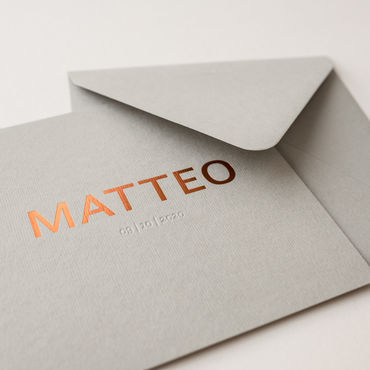 Geboortekaartje Matteo | jongen | folie | uniek