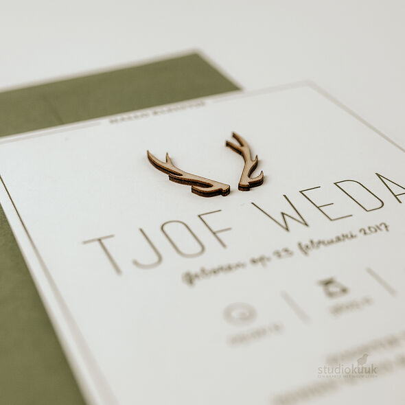 Houten gewei | studiokuuk