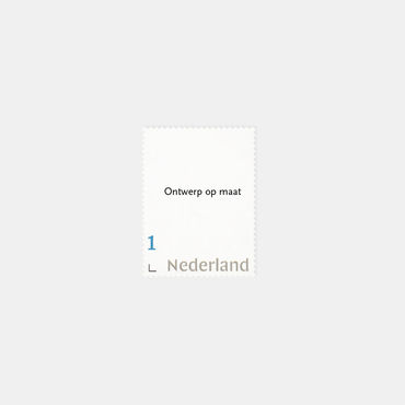 Ontwerp persoonlijke postzegel | op maat | diverse kleuren