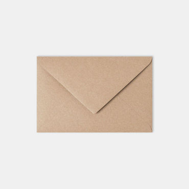 Kraft envelop | rechthoek XS | 9 x 14 cm | studiokuuk