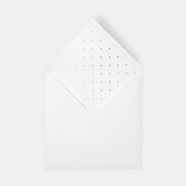 Envelop crème met voering | vierkant | 14 x 14 cm | studiokuuk