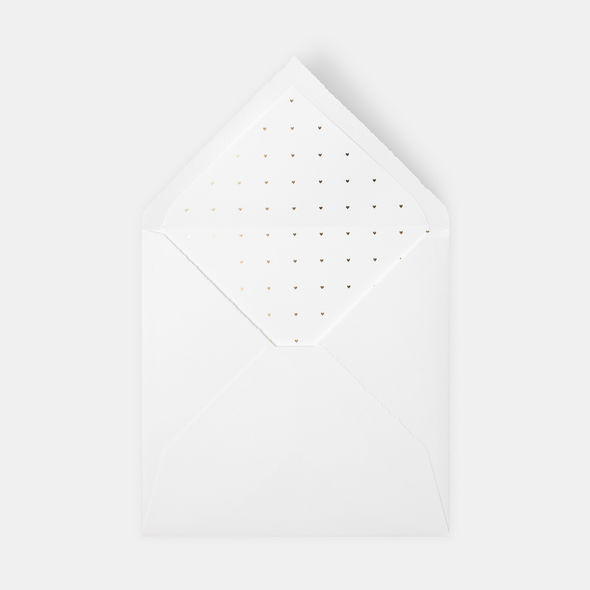 Envelop crème met voering | vierkant | 14 x 14 cm | studiokuuk